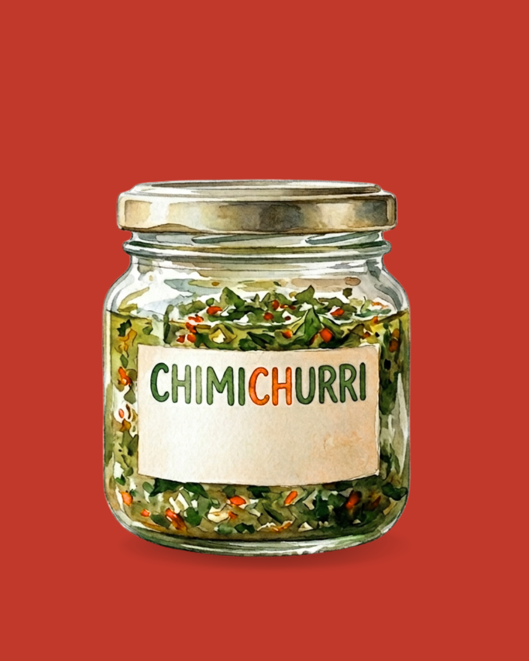 House-made Chimichurri in a jar