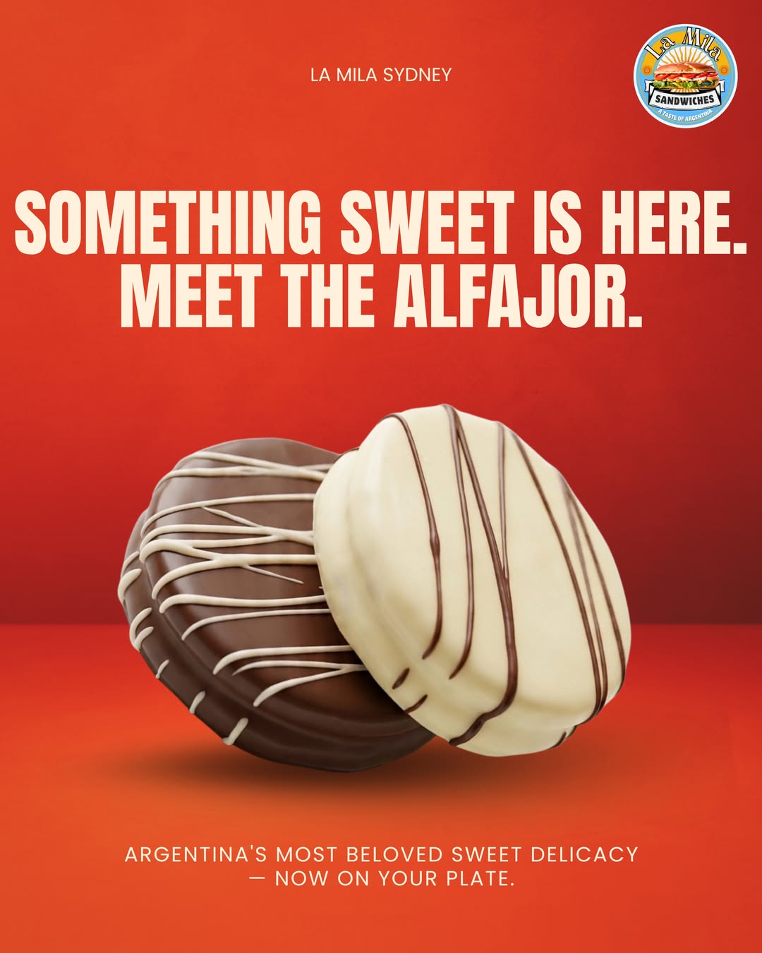 Alfajor Blanco & Alfajor Negro con Dulce de Leche